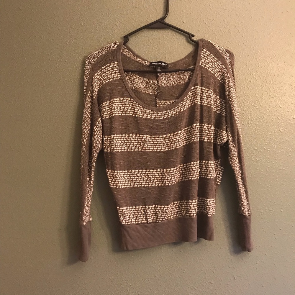 Stripped Long Sleeve Top  💜For Bundles Only💜